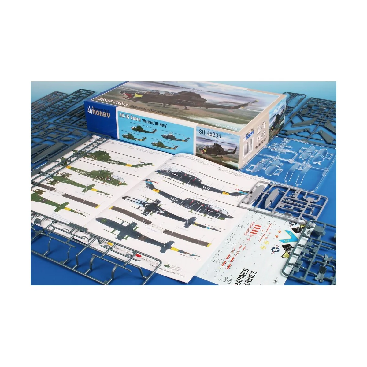 AH-1G Cobra ‘Marines/US Navy’, 1/48 - Special Hobby 100-SH48235 AH-1G Cobra ‘Marines/US Navy’, 1/48 - Special Hobby 100-SH48235