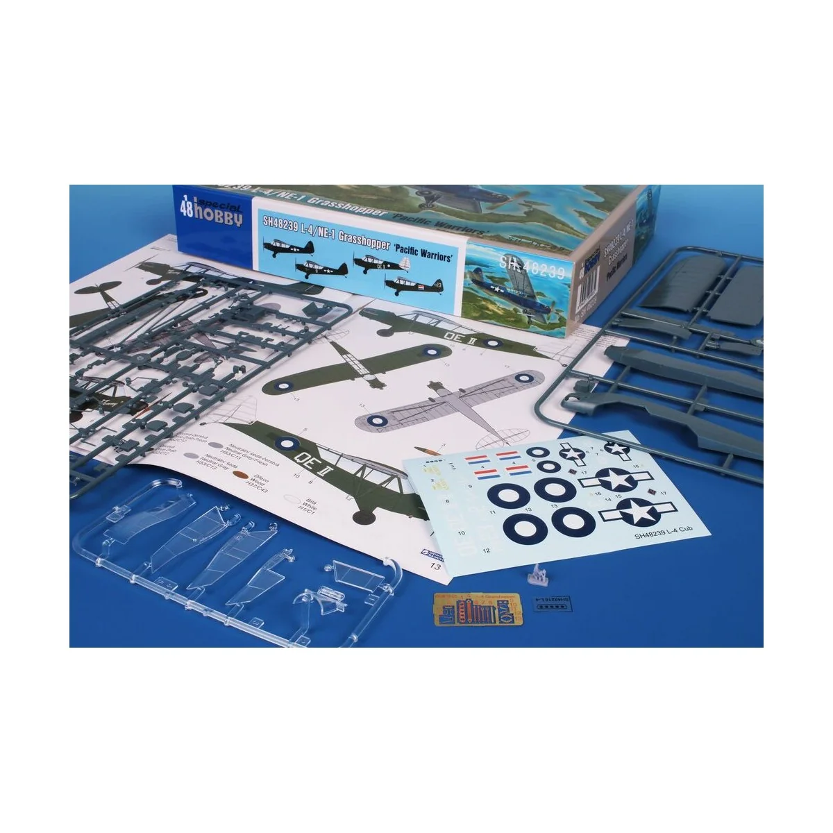 L-4/NE-1 Grasshopper ‘Pacific Warriors’, 1/48 - Special Hobby 100-S...