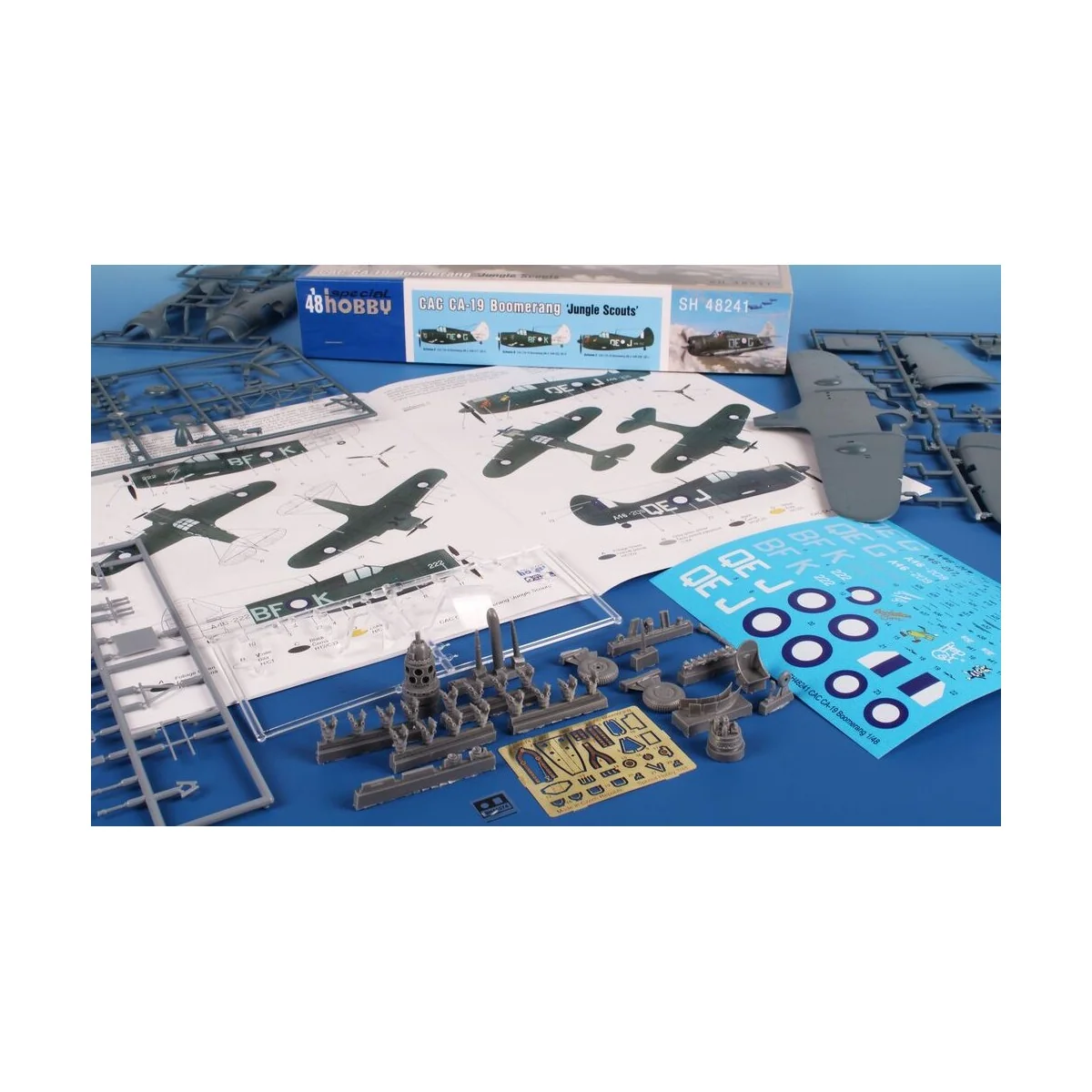 CAC CA-19 Boomerang ‘Jungle Scouts’, 1/48 - Special Hobby 100-SH48241 CAC CA-19 Boomerang ‘Jungle Scouts’, 1/48 - Special Hobby 100-SH48241