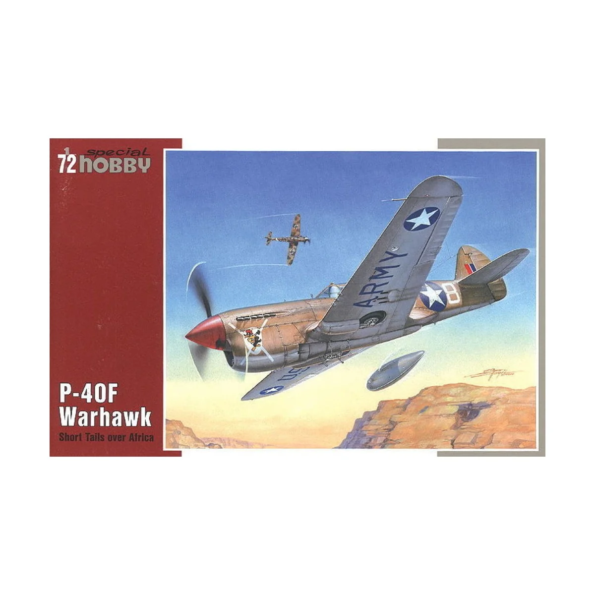 P-40F Warhawk Merlin-powered, 1/72 - Special Hobby 100-SH72155