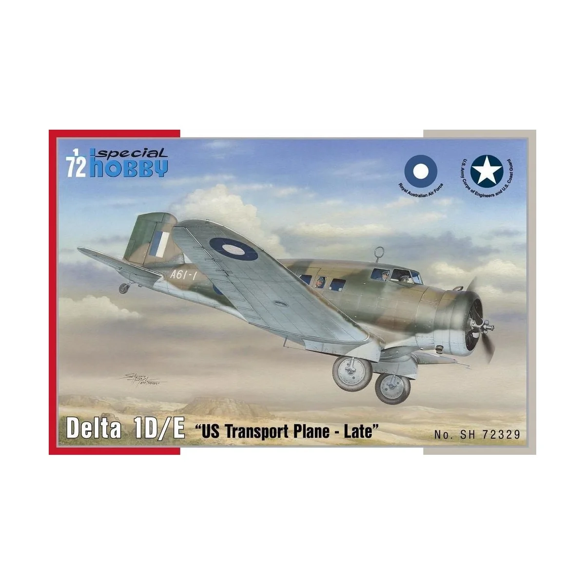 Delta 1D/E US Transport plane, 1/72 - Special Hobby 100-SH72329 Delta 1D/E US Transport plane, 1/72 - Special Hobby 100-SH72329