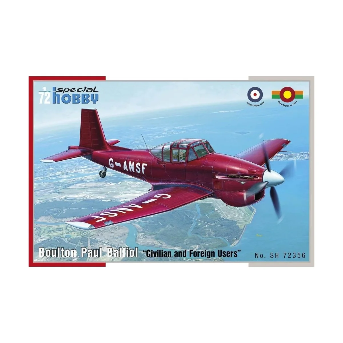 Bolton Paul Balliol"Civilian and Foreign Users, 1/72 - Special Hobb...