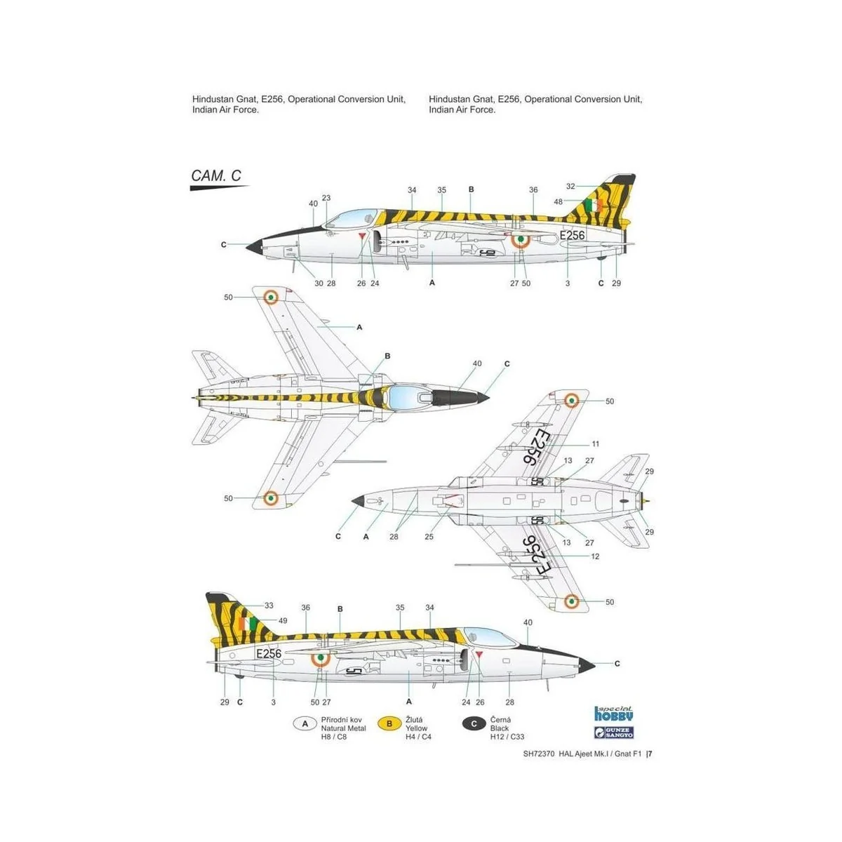 Ajeet Mk.I"Indian Light Fighter" - Special Hobby 100-SH72370