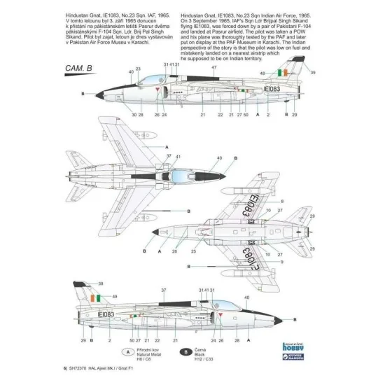 Ajeet Mk.I"Indian Light Fighter", 1/72 - Special Hobby 100-SH72370