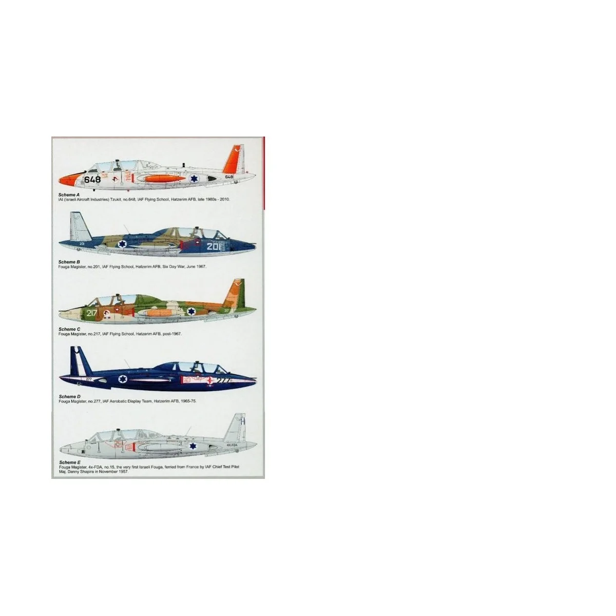 Fouga CM.170 Magister/IAI Tzukit IAF - Special Hobby 100-SH72375