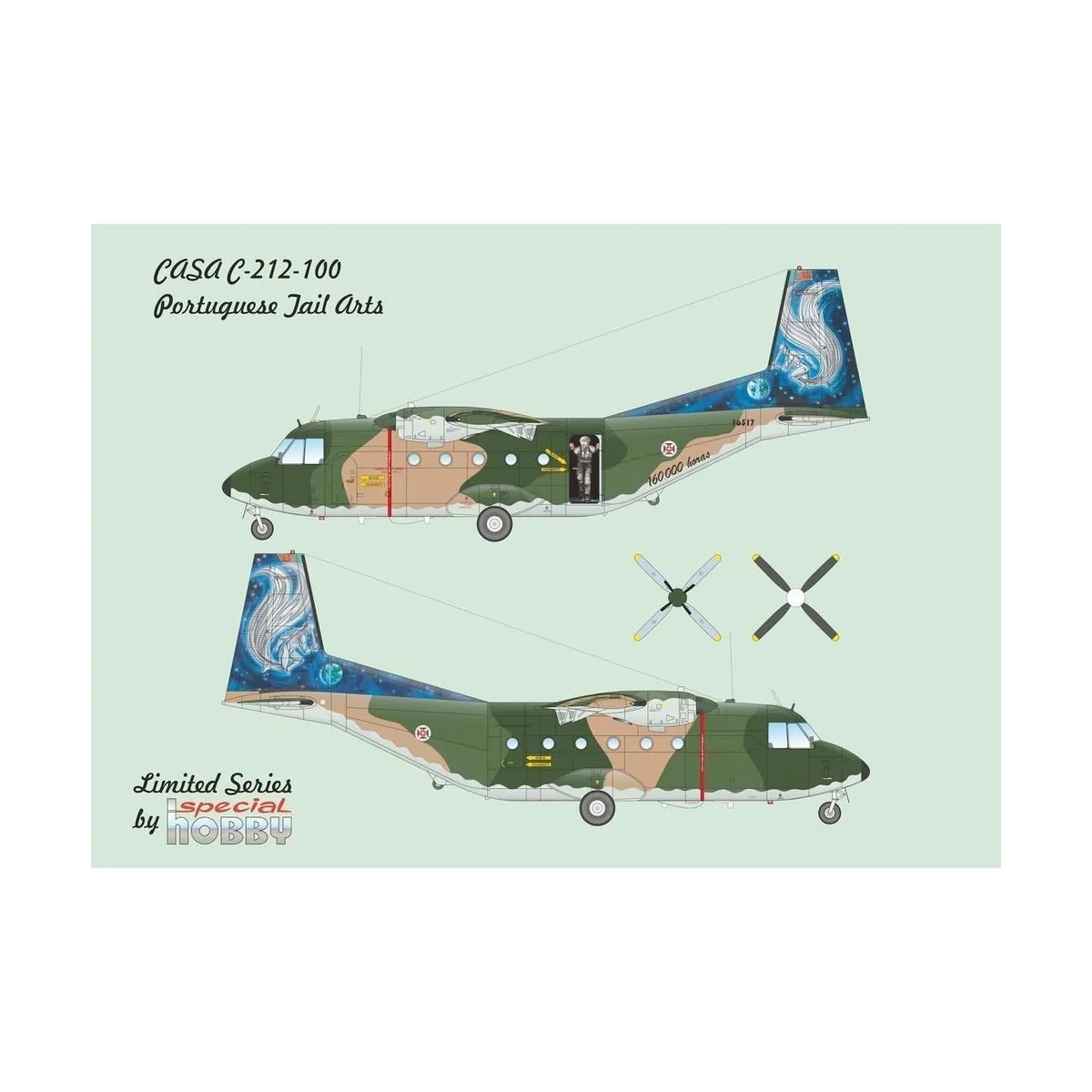 CASA C.212-100 "Tail Art", 1/72 - Special Hobby 100-SH72376 CASA C.212-100 "Tail Art", 1/72 - Special Hobby 100-SH72376