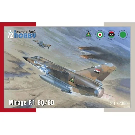 Mirage F.1 EQ/ED 1/72 - Special Hobby 100-SH72386