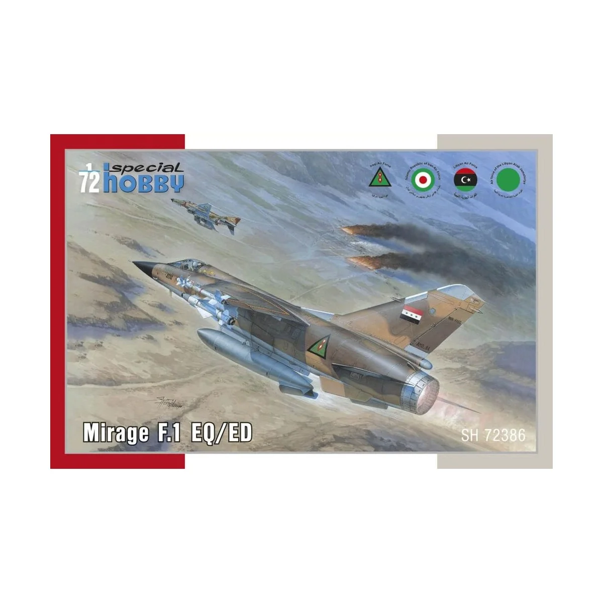 Mirage F.1 EQ/ED, 1/72 - Special Hobby 100-SH72386