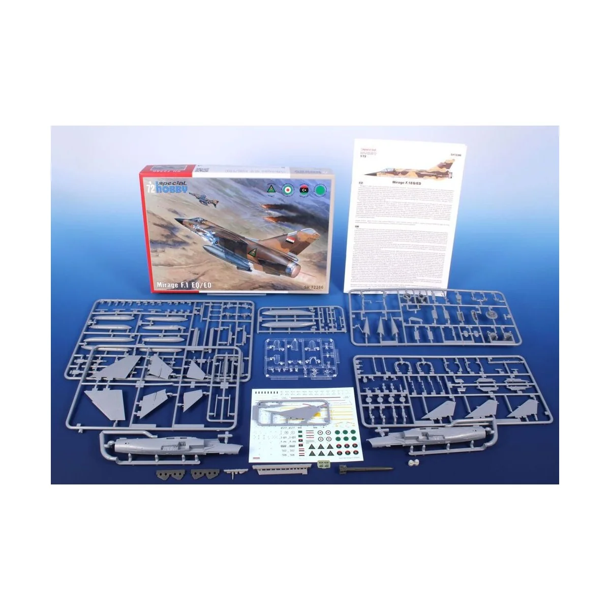 Mirage F.1 EQ/ED, 1/72 - Special Hobby 100-SH72386