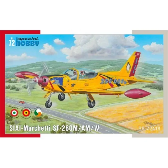 SIAI-Marchetti SF-260M/AM/W, 1/72 - Special Hobby 100-SH72418 SIAI-Marchetti SF-260M/AM/W, 1/72 - Special Hobby 100-SH72418