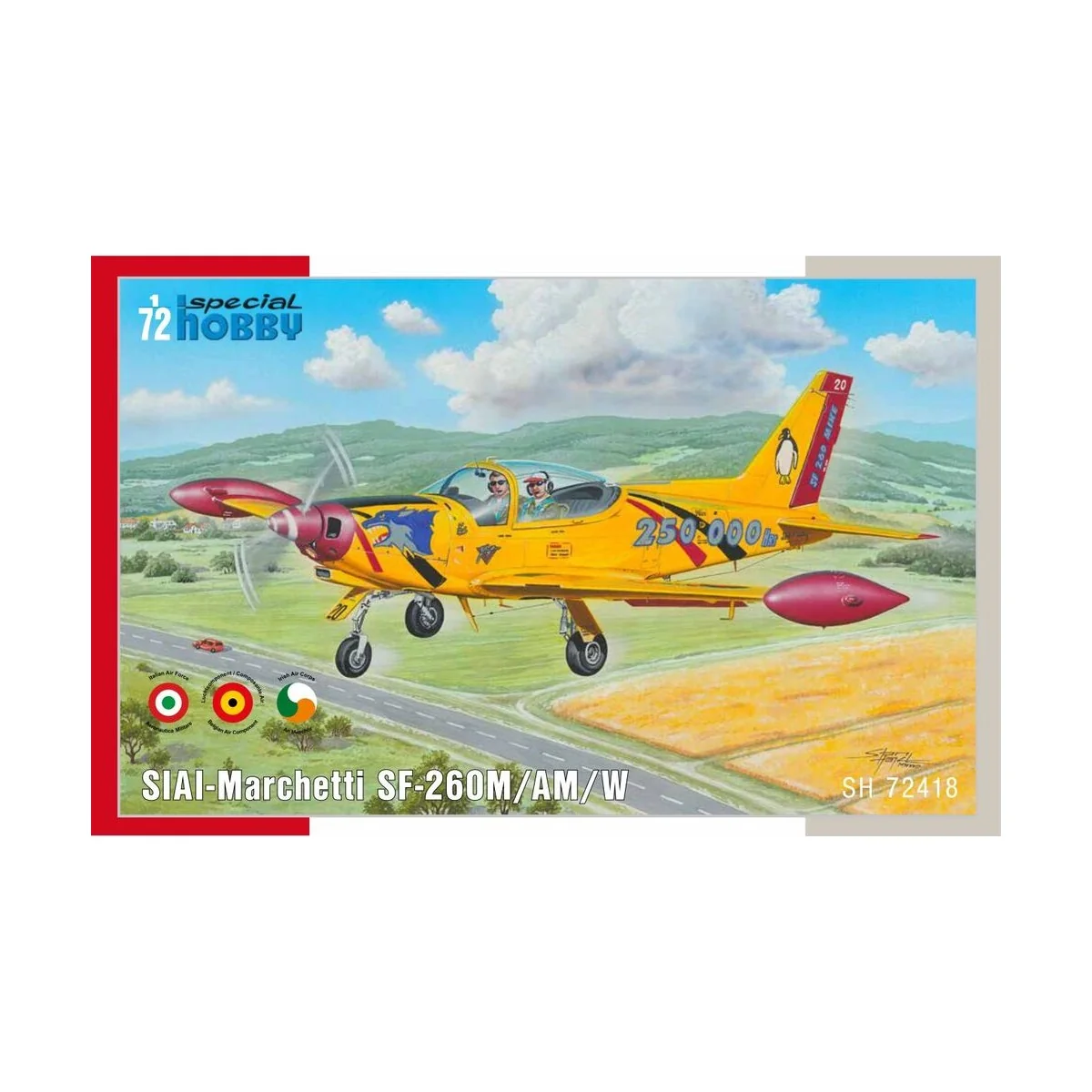 SIAI-Marchetti SF-260M/AM/W, 1/72 - Special Hobby 100-SH72418 SIAI-Marchetti SF-260M/AM/W, 1/72 - Special Hobby 100-SH72418