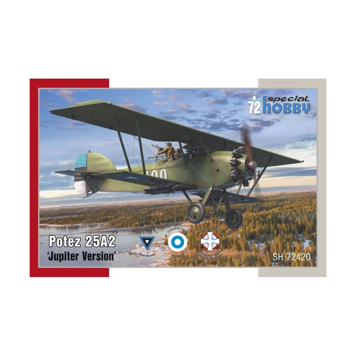 Potez 25A2 'Jupiter Version', 1/72 - Special Hobby 100-SH72420 Potez 25A2 'Jupiter Version', 1/72 - Special Hobby 100-SH72420