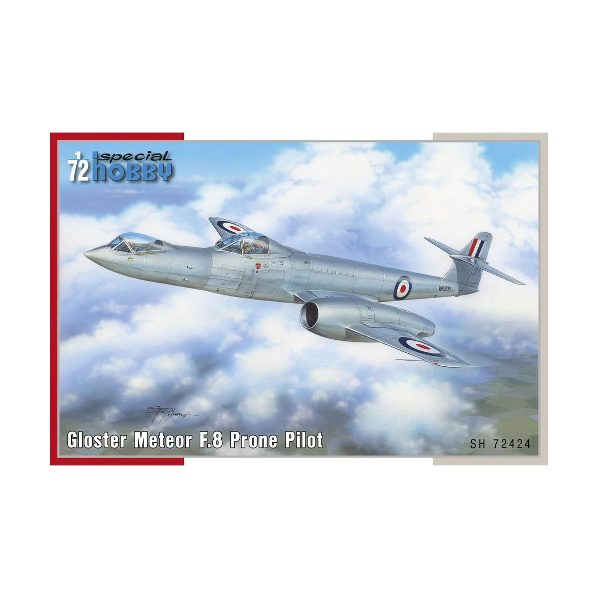 Gloster Meteor F.8 Prone Pilot - Special Hobby 100-SH72424