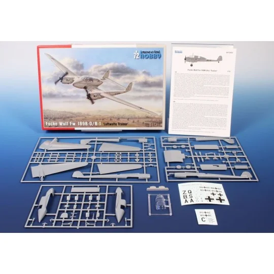 Focke Wulf Fw 189B Uhu Trainer, 1/72 - Special Hobby 100-SH72430