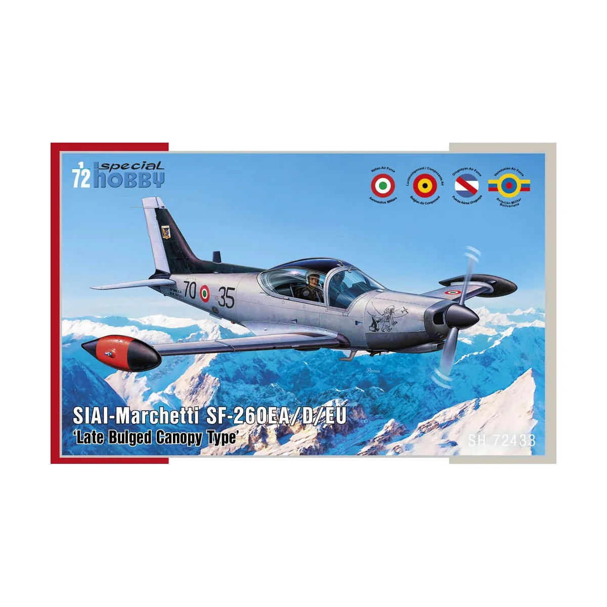SIAI-Marchetti SF-260EA/D/EU Late Bulged Canopy Type, 1/72 - Specia...