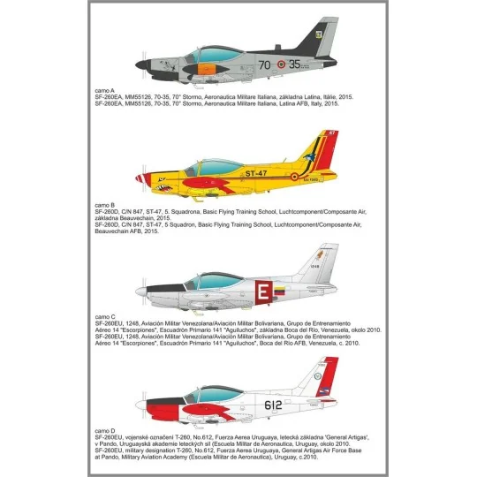 SIAI-Marchetti SF-260EA/D/EU Late Bulged Canopy Type, 1/72 - Specia...