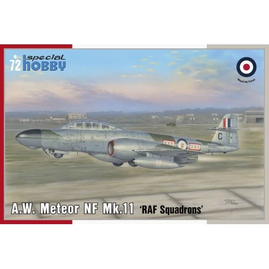 A.W. Meteor NF Mk.11 RAF Squardrons - Special Hobby 100-SH72437