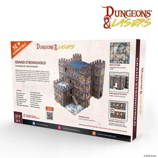 Dungeons & Lasers Starter Set: GRAND STRONGHOLD - Archon Studio DNL...