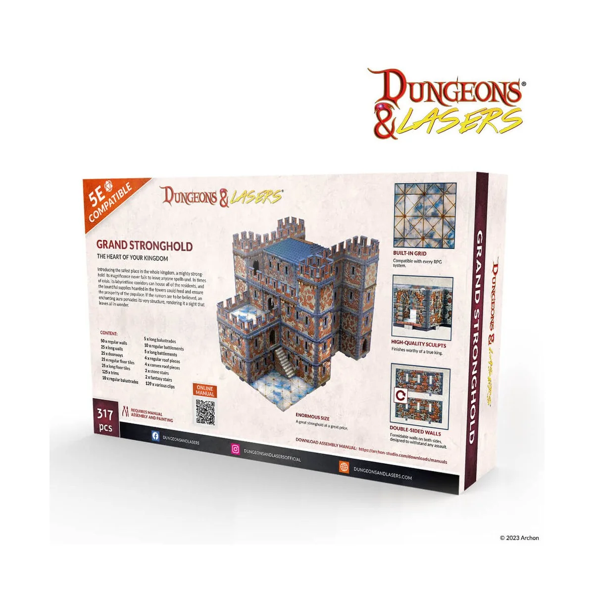 Dungeons & Lasers Starter Set: GRAND STRONGHOLD - Archon Studio DNL...