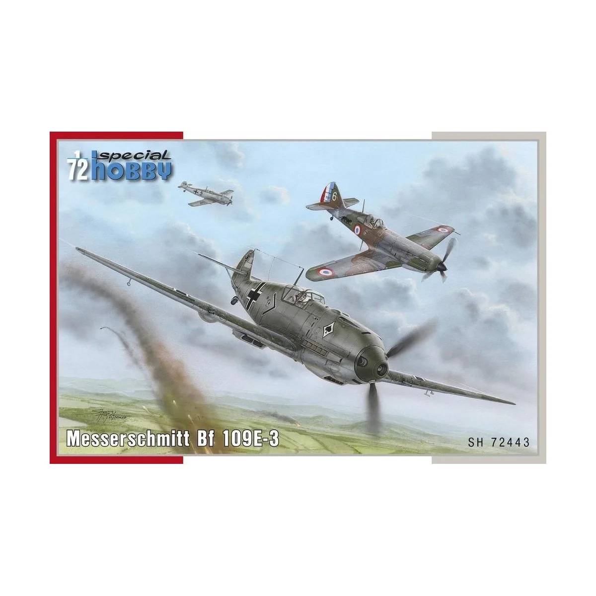 Messerschmitt Bf 109E-3, 1/72 - Special Hobby 100-SH72443 Messerschmitt Bf 109E-3, 1/72 - Special Hobby 100-SH72443