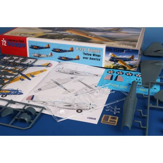 B-12A Bomber ‘Yellow Wings over America’, 1/72 - Special Hobby 100-...
