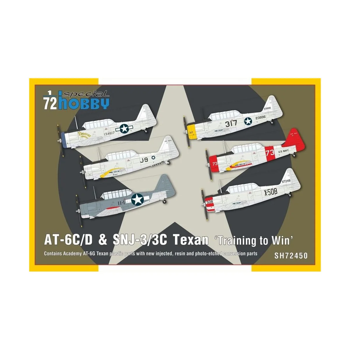 AT-6C/D & SNJ-3/3C Texan Training to Win 1/72 - Special Hobby 100-S...
