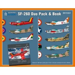 SIAI-Marchetti SF-260 Duo Pack & Book, 1/72 - Special Hobby 100-SH7...