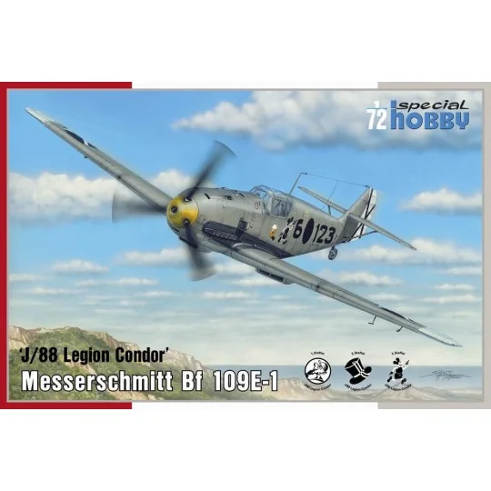 Messerschmitt Bf 109E-1 J/88 Legion Condor, 1/72 - Special Hobby 10...