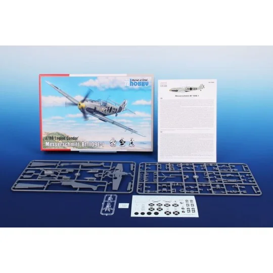 Messerschmitt Bf 109E-1 J/88 Legion Condor, 1/72 - Special Hobby 10...