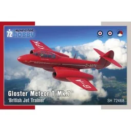 Gloster Meteor T Mk.7 British Jet Trainer, 1/72 - Special Hobby 100...