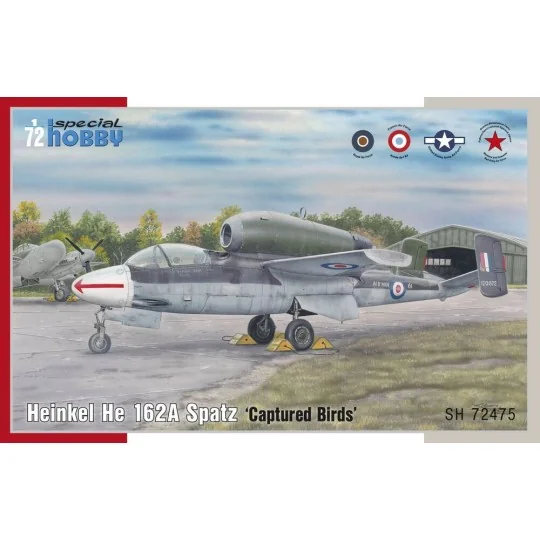 Heinkel He 162A Spatz 'Captured Birds' - Special Hobby 100-SH72475