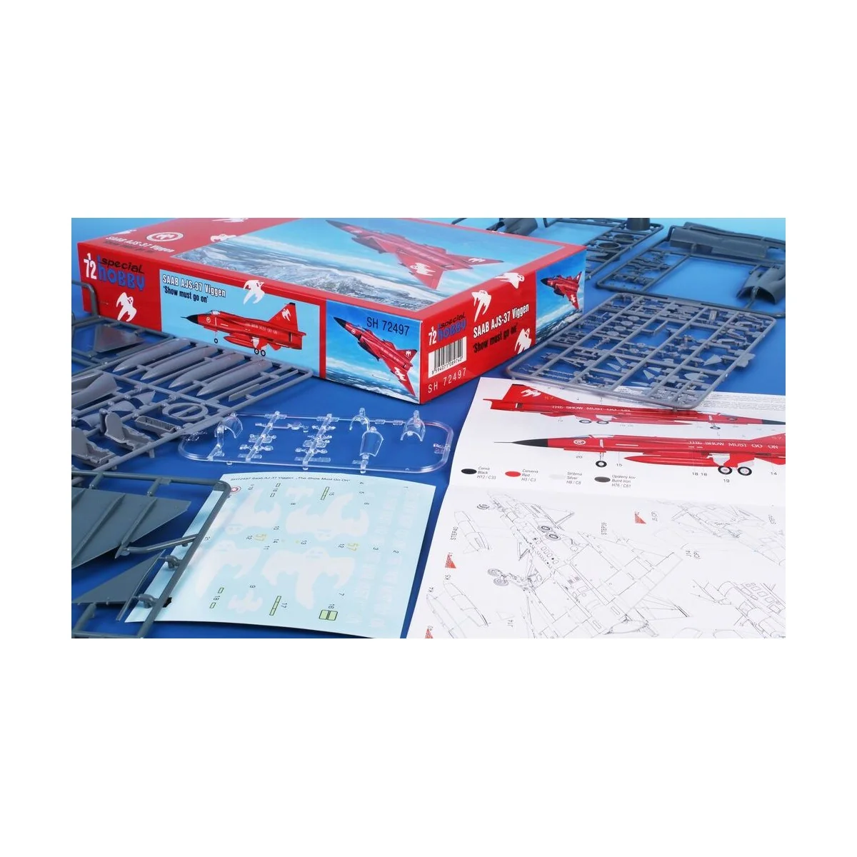 SAAB AJS-37 Viggen ‘Show Must Go On’ - Special Hobby 100-SH72497
