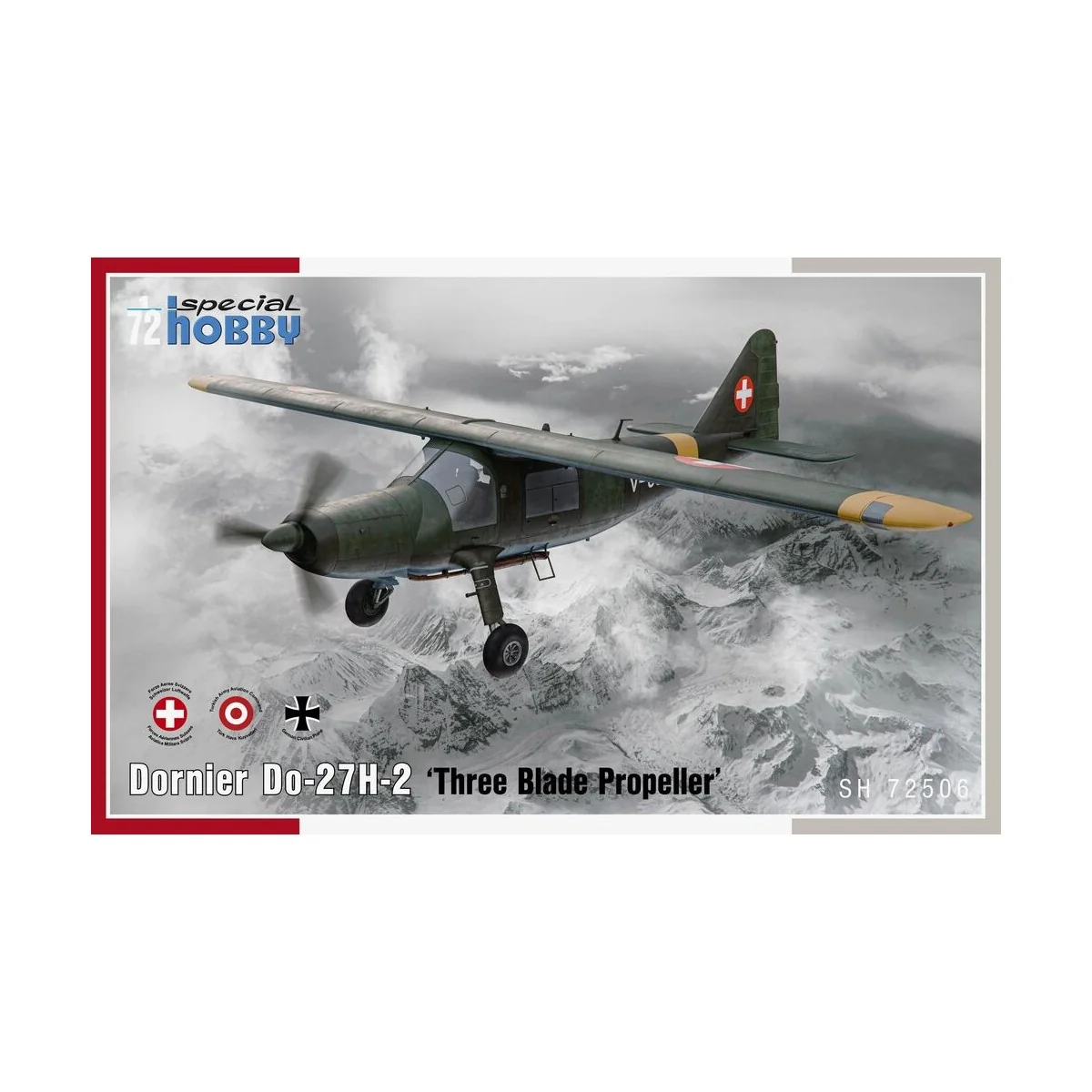 Dornier Do-27H-2 ‘Three Blade Propeller’, 1/72 - Special Hobby 100-... Dornier Do-27H-2 ‘Three Blade Propeller’, 1/72 - Special Hobby 100-...