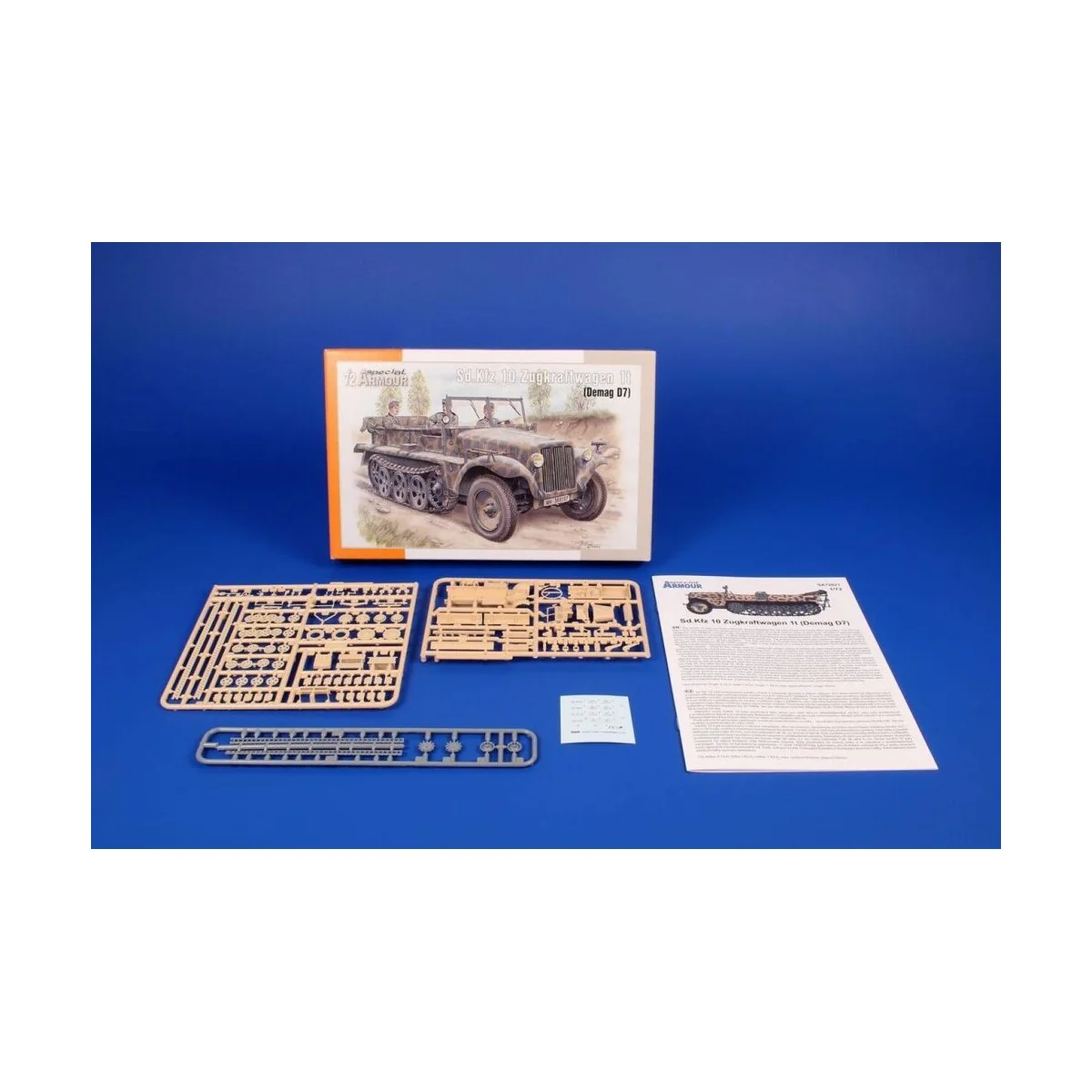 Sd.Kfz 10 Zugkraftwagen 1t (Demag D7) - Special Hobby 100-SA72021