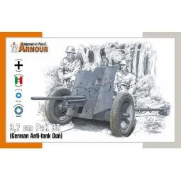 3,7 cm PaK 36 German Anti-tank Gun - Special Hobby 100-SA72024