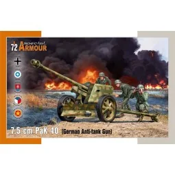7,5 cm PaK 40 German Anti-tank Gun - Special Hobby 100-SA72025