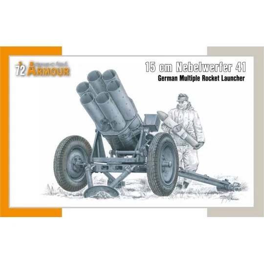 15 cm Nebelwerfer 41 German Multiple Rocket Launcher, 1/72 - Specia...