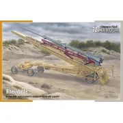 Rheinbote German WWII tactical ground to ground V-4 Rocket with Lau... Rheinbote German WWII tactical ground to ground V-4 Rocket with Lau...