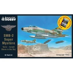 SMB-2 Super Mystère 'Sa’ar – Israeli Storm in the Sky' 1/48 Kit+Boo...