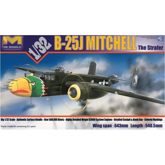 B-25J Mitchell Strafer, 1/32 - HongKong Model 01E02