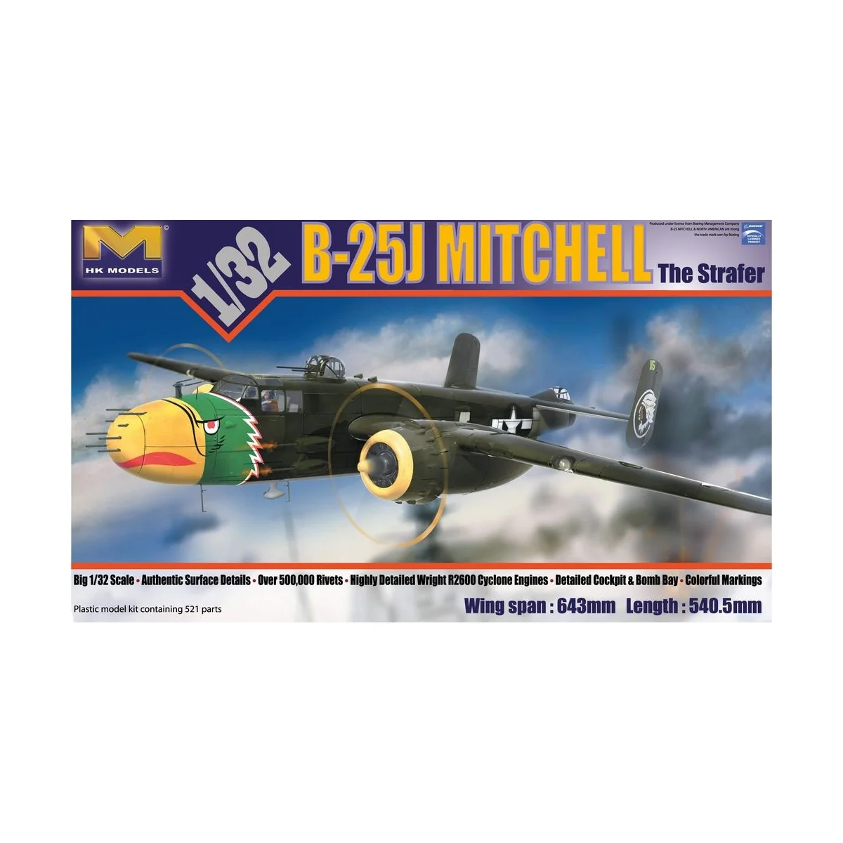 B-25J Mitchell Strafer, 1/32 - HongKong Model 01E02
