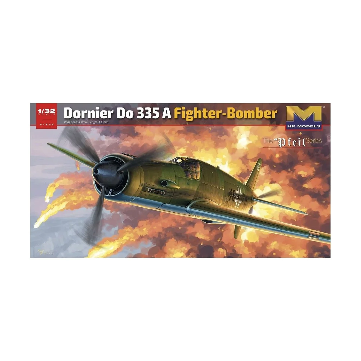 Dornier Do335A Fighter Bomber - HongKong Model 01E08