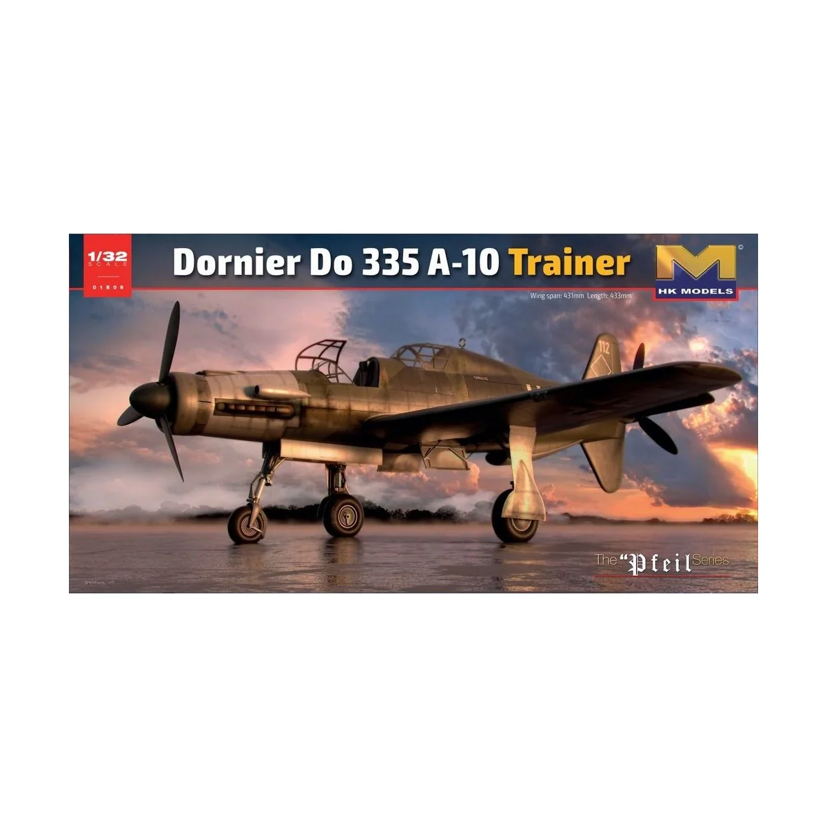 Dornier Do335 A-10 Trainer, 1/32 - HongKong Model 01E09