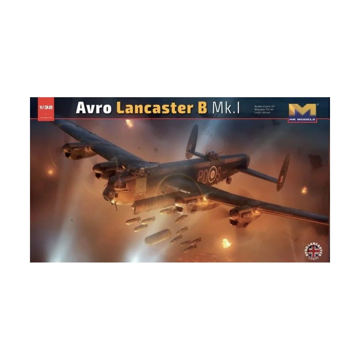 Avro Lancaster B MK I - HongKong Model 01E010