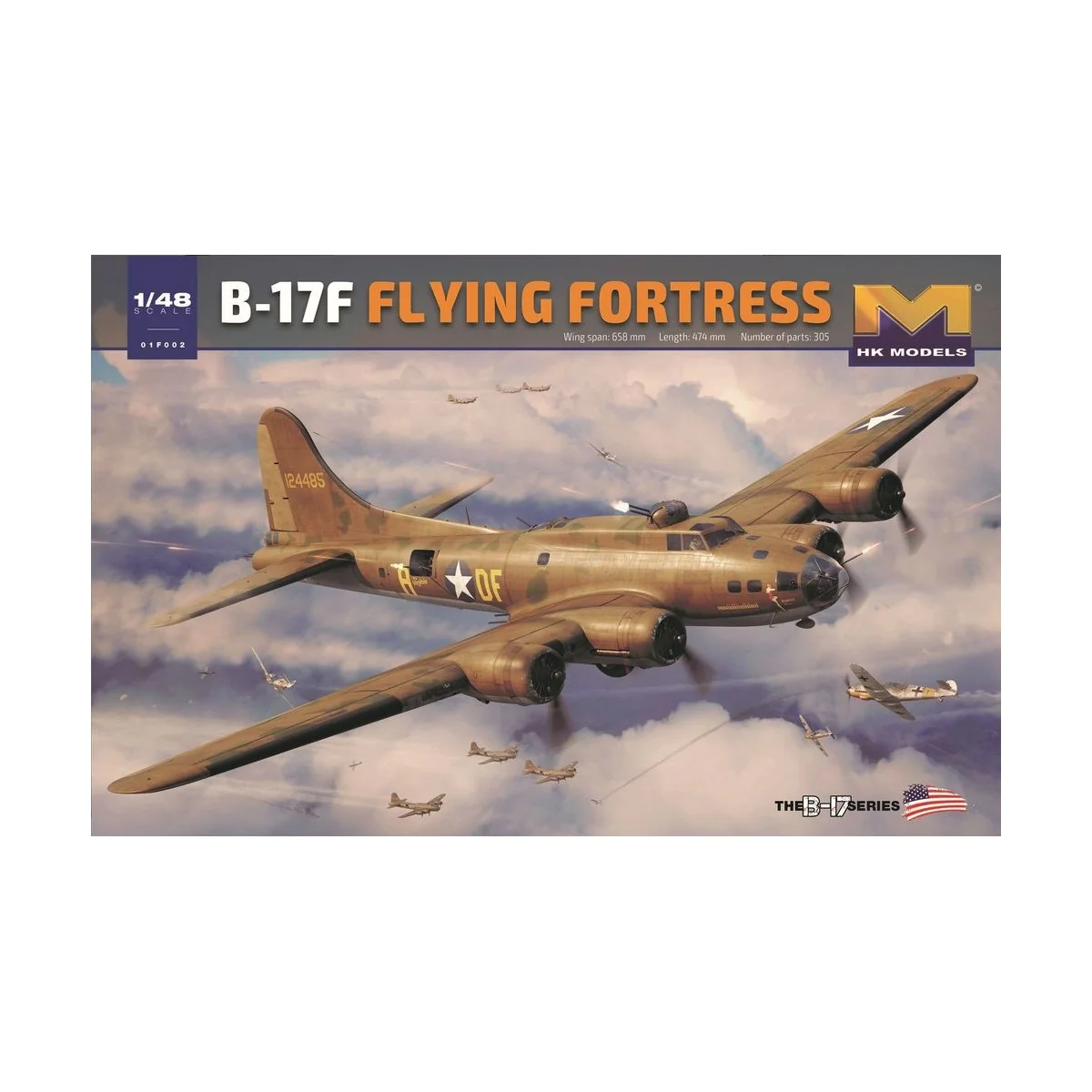 B-17F Flying Fortress - HongKong Model 01F002
