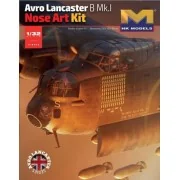 Avro Lancaster B. Mk. I Nose Art Kit, 1/32 - HongKong Model 01E033 Avro Lancaster B. Mk. I Nose Art Kit, 1/32 - HongKong Model 01E033