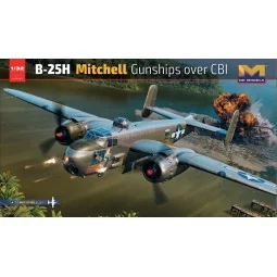 B-25H Mitchell Gunship Over CBI, 1/32 - HongKong Model HKM01E037