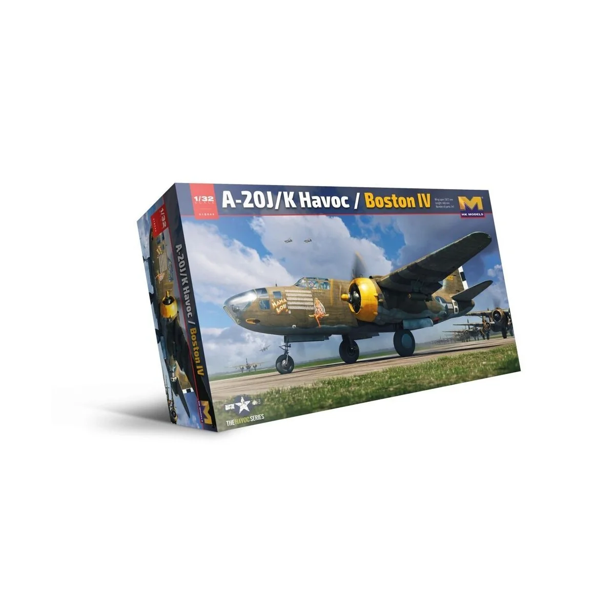 A-20J/K Havoc / Boston IV, 1/32 - HongKong Model HKM01E040 A-20J/K Havoc / Boston IV, 1/32 - HongKong Model HKM01E040
