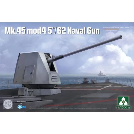 Mk.45 mod45''/62 Naval Gun, 1/35 - Takom TAK2182 Mk.45 mod45''/62 Naval Gun, 1/35 - Takom TAK2182