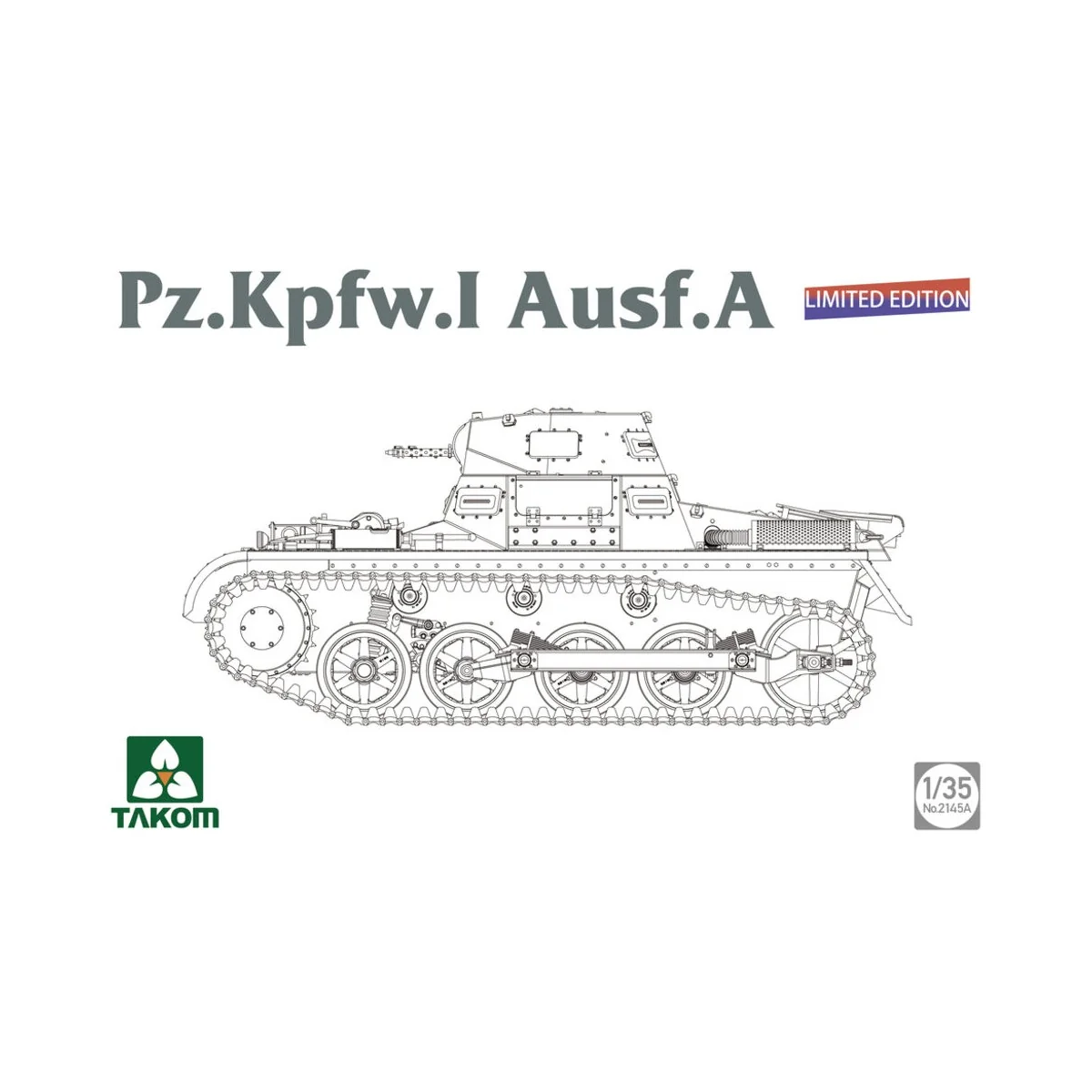 Pz.Kpfw.I Ausf.A Limited edition - Takom TAK2145A